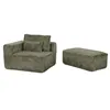 Sofa Home ESPRIT Green Scandi 220 x 158 x 91 cm