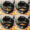 Air Fryer with Grill, Accessories and Recipe Book InnovaGoods Fryinn 12-in-1 6000 Black Steel 3400 W 6 L
