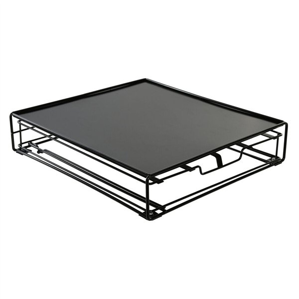 Coffee Capsule Organiser DKD Home Decor 28,7 x 32 x 7 cm Black Metal