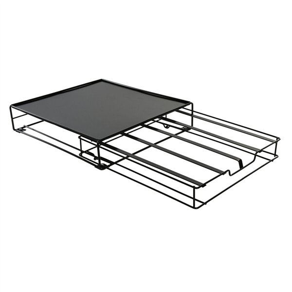 Coffee Capsule Organiser DKD Home Decor 28,7 x 32 x 7 cm Black Metal