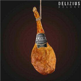 Set of Cellar Cured Ham Shoulder and Ham Holder Delizius Deluxe