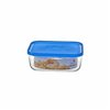 Lunch box Borgonovo Igloo Blue Rectangular 400 ml 13,5 x 9,5 x 6,5 cm 19 x 13,5 x 7,2 cm