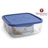 Lunch box Borgonovo Igloo Blue 22 x 22 x 9 cm 18,5 x 18,5 x 7,4 cm