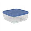 Lunch box Borgonovo Igloo Blue 22 x 22 x 9 cm 18,5 x 18,5 x 7,4 cm