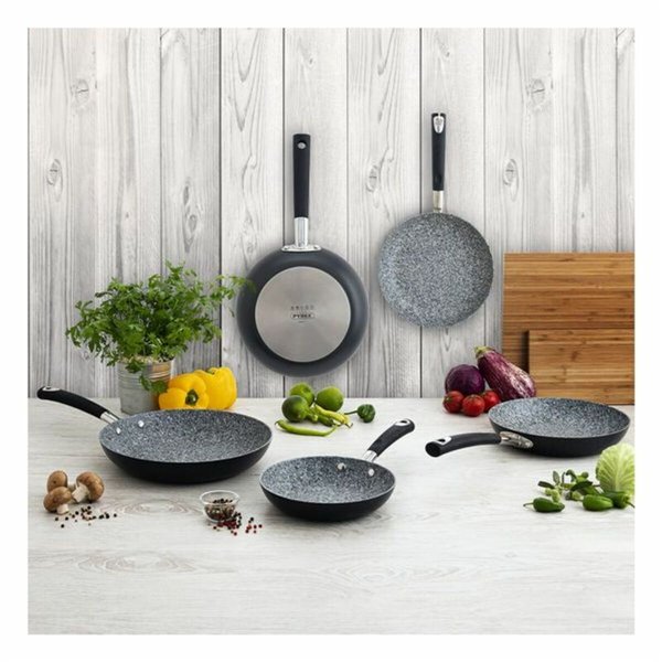 Non-stick frying pan Pyrex Artic Grey Metal Steel