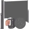 Side awning Springos AW0002 300x160 cm retractable graphite screen