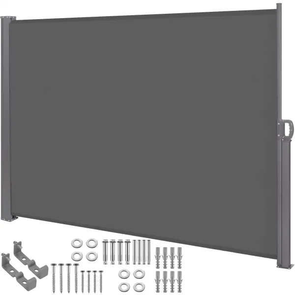 Sānu markīze Springos AW0002 300x160 cm grafīta krāsā