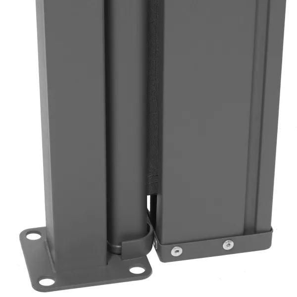 Side awning Springos AW0002 300x160 cm retractable graphite screen