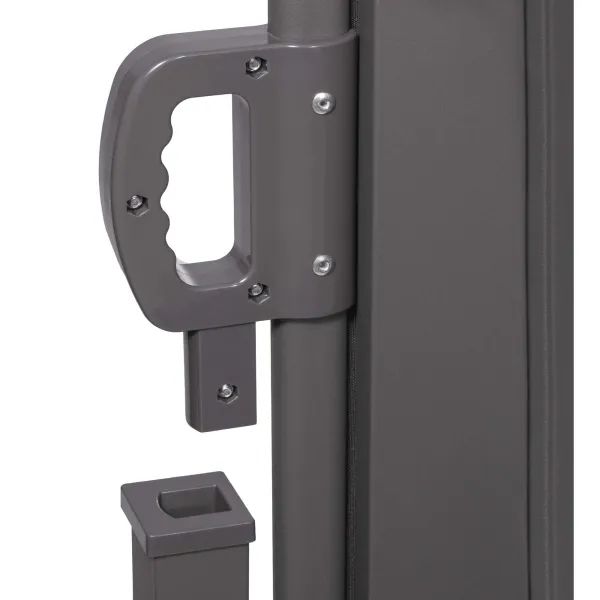 Side awning Springos AW0002 300x160 cm retractable graphite screen