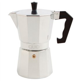 Italian Coffee Pot Quid Steel Metal Bakelite