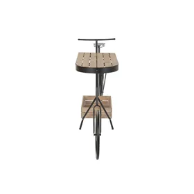 Marbueno Garden Table and Chairs Set Black Steel Textilene 10468