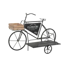 Marbueno Folding Multi-Purpose Trolley Steel 200 KG Black Garden, Beach, Camping 86X50X59 cm