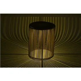Vase Alexandra House Living Transparent Golden Crystal 15 x 15 cm Candleholder