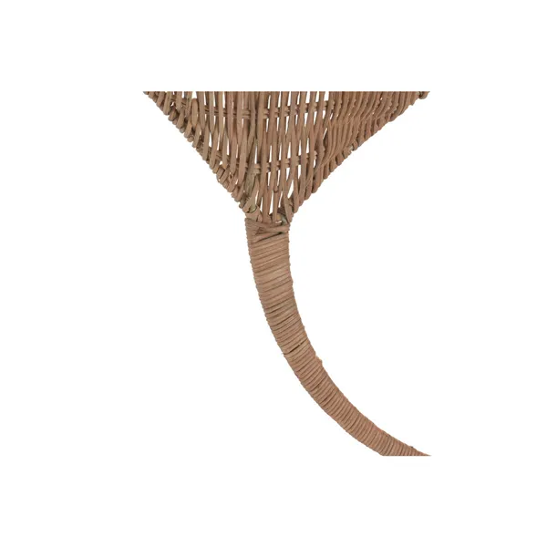 Wall mirror Alexandra House Living Natural 44 x 6 x 55 cm Oval