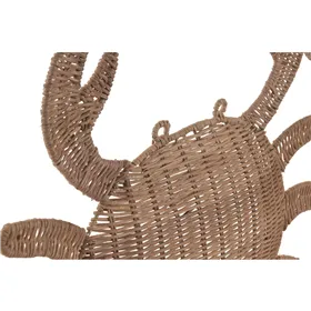Decorative Figure Alexandra House Living White Deer 24 x 27 x 26 cm