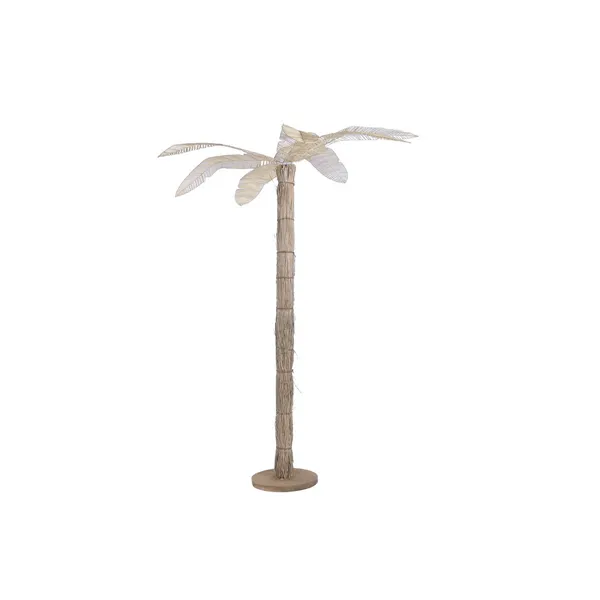 Side table Alexandra House Living Gold Glass MDF Wood 35 x 61 x 35 cm