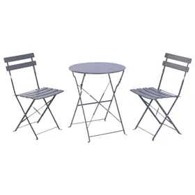 Stool Alexandra House Living Brown Black Metal MDF Wood 40 x 73 x 40 cm Pedals