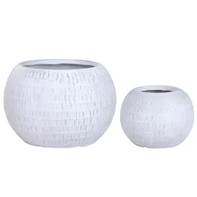 Nightstand Alexandra House Living White 25 x 57 x 25 cm
