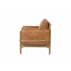 Pouffe Alexandra House Living Leather 48 x 35 x 48 cm