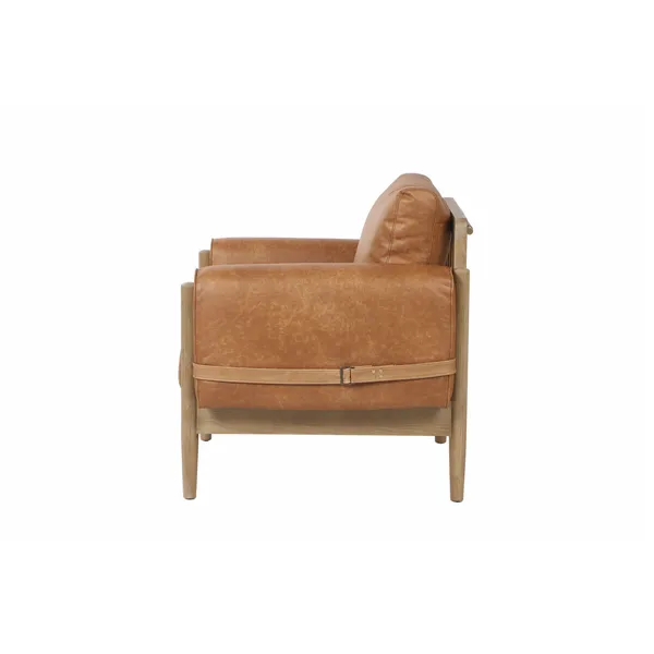 Pouffe Alexandra House Living Leather 48 x 35 x 48 cm