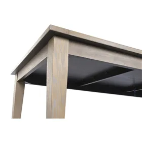 Bench Alexandra House Living Cream Rubber wood 45 x 48 x 125 cm