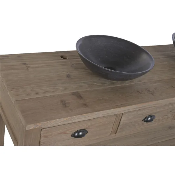 Sideboard Alexandra House Living Red Fir wood MDF Wood 36 x 106 x 136 cm
