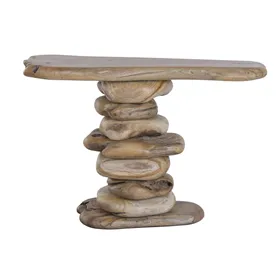 Centre Table Alexandra House Living Mango wood MDF Wood 38 x 45 x 38 cm