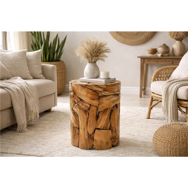 Centre Table Alexandra House Living Black Grey Mango wood MDF Wood 35 x 39 x 42 cm