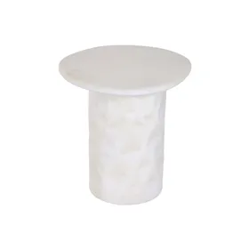 Table Alexandra House Living White 80 x 78 x 80 cm