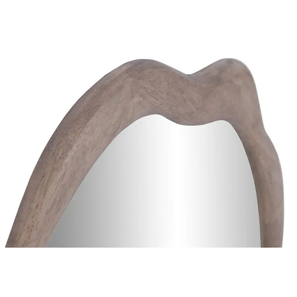 Wall mirror Alexandra House Living Silver Bamboo MDF Wood 5 x 118 x 73 cm