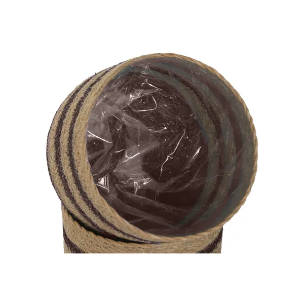 Pouffe Alexandra House Living Black Leather 48 x 35 x 48 cm