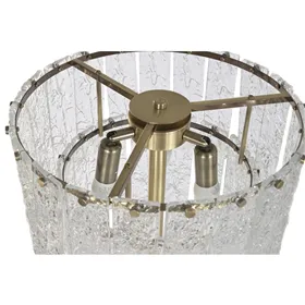 Side table Alexandra House Living Grey Golden 40 x 54 x 49 cm