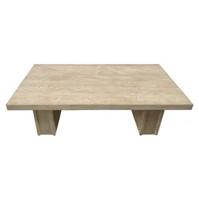 Corner table Alexandra House Living Golden 28 x 66 x 28 cm