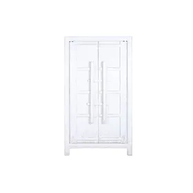 Laundry Basket Alexandra House Living White wicker Willow wood 44 x 58 x 44 cm 29 x 19 x 29 cm 3 Pieces