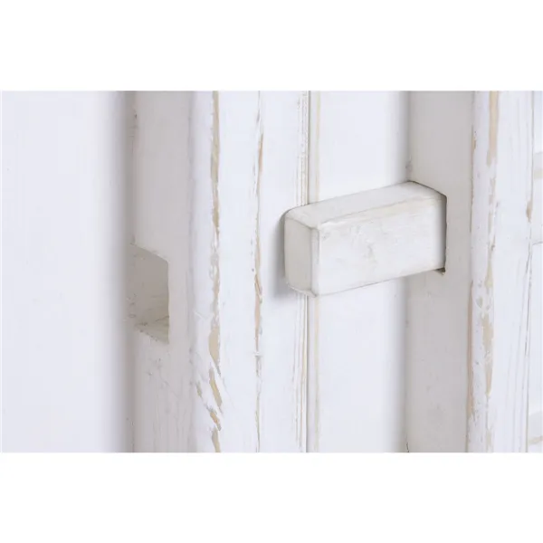 Candlestick Alexandra House Living Recycled Wood 26 x 16 x 25 cm