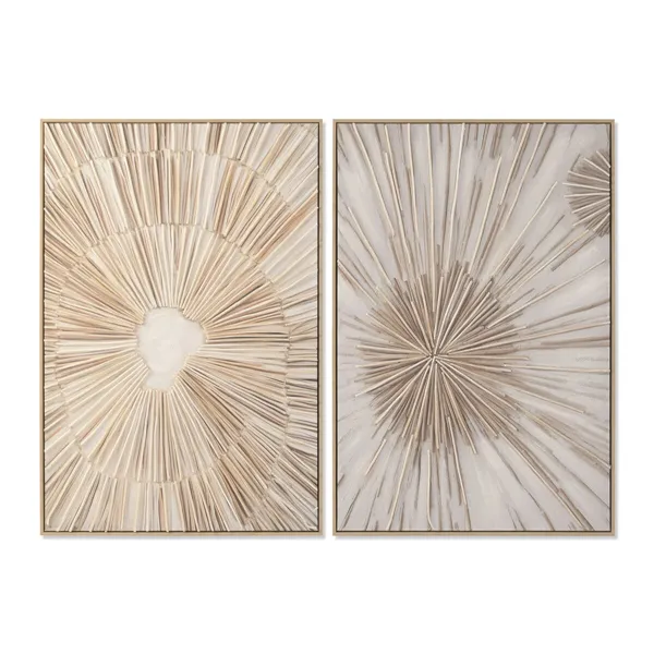 Stool Alexandra House Living Brown Recycled Wood 23 x 24 x 50 cm
