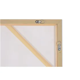 Wall mirror Alexandra House Living Black 3 x 90 x 70 cm Rectangular