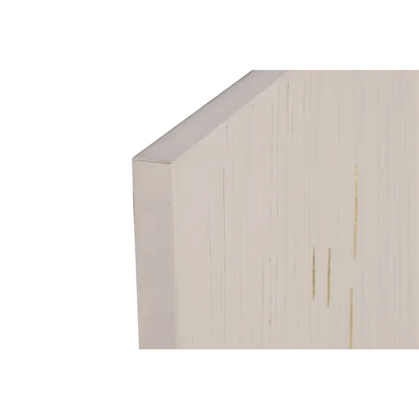 Chest Alexandra House Living Grey PVC Wood Metal 45 x 45 x 90 cm Estilo vintage