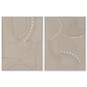 Nightstand Alexandra House Living White 34 x 57 x 42 cm