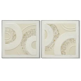 Table Alexandra House Living White 60 x 71 x 60 cm