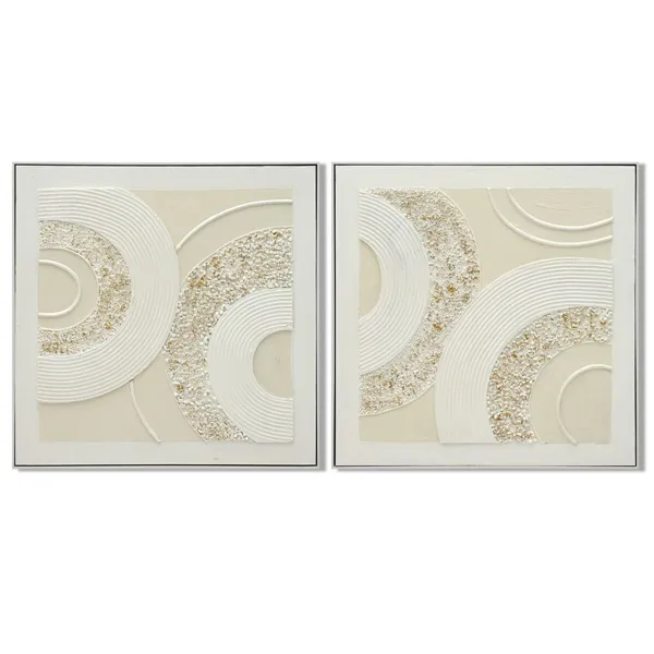 Table Alexandra House Living White 60 x 71 x 60 cm