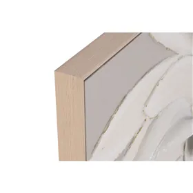 Wall mirror Alexandra House Living Grey Cream 70 x 3 x 100 cm Rectangular