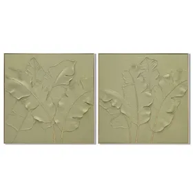 Centre Table Alexandra House Living Yellow Mother of pearl MDF Wood 65 x 46 x 65 cm