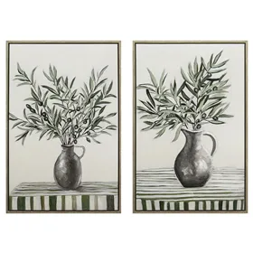 Decorative canister Alexandra House Living Brown Iron Traditional style 29 x 26 x 29 cm
