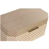 Jewelry box Home ESPRIT Natural Wood 30 x 19 x 14 cm (2 Units)