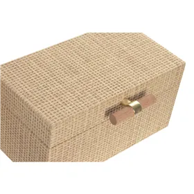 Vase Alexandra House Living Grey Golden Polyresin 17 x 100 x 17 cm