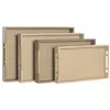 Set of trays Home ESPRIT Brown Natural Traditional