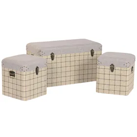 Wall Decoration Alexandra House Living White Metal MDF Wood 3 x 87 x 87 cm