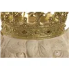 Decorative Figure Home ESPRIT White Golden Tiger Lion (2 Units)