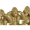 Decorative Figure Home ESPRIT Golden Gorilla (3 Units)